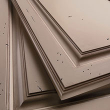 Paint Distressing - Diamond Cabinets