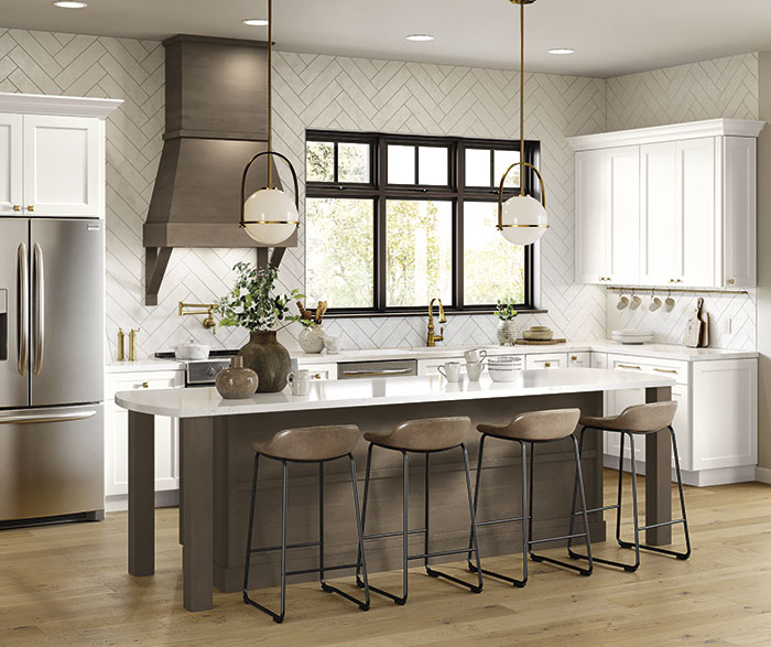 Traditional Two-Tone Kitchen